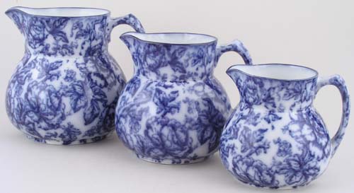 Jugs or Pitchers Set of Three c1920s